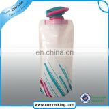 Promotional Custom Foldable Water Bag Plastic Drinking bottle