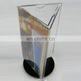 Cheaper Clear Acrylic A5 Menu Stand Block Sign Holder A4 Acrylic Sign Holder thumbnail-4