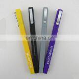Business Gift Premium Square Gel Ink Pen with Metal Clip