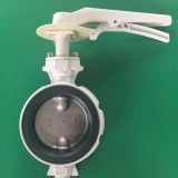 Aluminum Alloy Anti-condensatio wafer butterfly valve with lock lever DN100