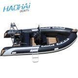 15.7 ft Rigid Hull Inflatable Boat Fiberglass Rib 480 for Sale Inflatable Rib Tender thumbnail-5