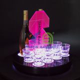 Whiskey Glass LED Serving Tray  LED Serving Tray for Whiskey  Serving Tray