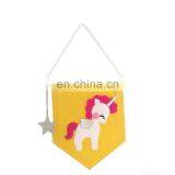 we Can Print Logo on it Felt Pennant for Home Decoration thumbnail-2
