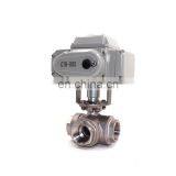 3 Way 0-10v 4-20ma CTB-005 50NM Proportional Modulating Electric Actuator Ball Valve thumbnail-2