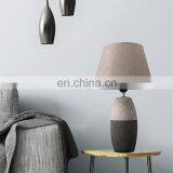 Nordic Living Room Decoration Brown Table Lamp Wholesale Cheap Exquisite Ceramic Bedside Lamp thumbnail-3