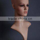 Plastic Head Female Head Mannequin Realistic Head Cheap Model H1052 thumbnail-5