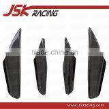 2004-2005 CARBON FIBER FRONT BUMPER CANARD (4PCS) FOR SUBARU GDB(HALF CARBON) (JSK240510) thumbnail-1