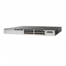WS-C3750X-24T-S Cisco Catalyst 3750X-24T Switch Layer 3 24 x 10/100/1000 Ethernet Ports Data IP Base Managed Stackable