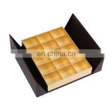 Luxury16 girds cookies packaging box double door opening gift baklava packaging boxes