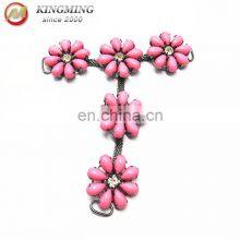 Metal Plastic Acrylic Rhinestone Ornaments Chain For Women Shoe thumbnail-3