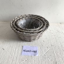 High Quality Small Round Willow Basket for garden and decoration use