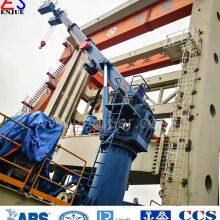 5t-16m Marine Jib Crane Telescopic Knuckle Boom Cranes Hydraulic Marine Deck Crane Telescopic thumbnail-5