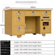 Mesa de Trabalho com Trava Multifuncional com Cofre Escondido, Ranura para Moedas e Buracos para Cabos de CPU – Design em Aço Espessado para Estações de Trabalho Seguras thumbnail-2