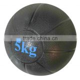 Exercise medicine ball with rubber
