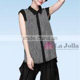 Summer Lastest Stripes Short Sleeves Chiffon T-shirt 099 thumbnail-1