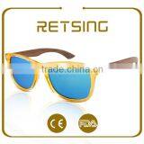 Laser Logo Wooden Sunglasses Bamboo Sunglasses Wholesale thumbnail-4