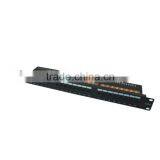 Factory Price 19 Inches UTP Cat6 24 Port Patch Panel