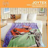 Car Printed Coral Fleece Blanket Made in China thumbnail-1