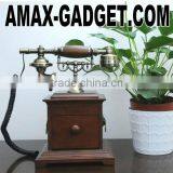 Tel-6711906 Antique Telephone Home Wooden Antique Telephone thumbnail-1