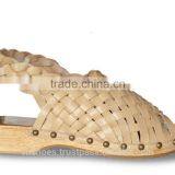 Carved Wood Sandal