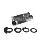 Soto Racing - 7/8'' 22mm Universal Motorcycle Cnc Handle Bar / Handlebar Grips Leather and Aluminum Material thumbnail-3