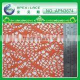 APN3674-poly Mesh Fabric for Girls Flower Lace Dress/100 Polyester Mesh Fabric for Blouse