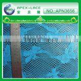 100 Polyester Mesh Fabric for t Shirts/girls Flower Lace Dress-APN3657