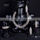 Ring Earring Bracelet Necklace Authentic Turkish Ottoman Jewelery Set thumbnail-4