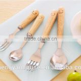 Breed diversity stainless steel dinner spoon and dinner fork