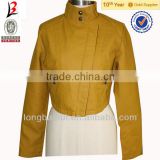 women leather two way collar zip design leather jacket karachi 05