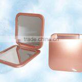 Square 10x Magnifying Compact Mirrors, Black Pocket Mirror, Rose Gold Gift Mirror