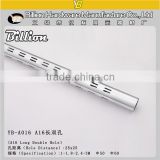 Metal chrome plating round column double slotted channel