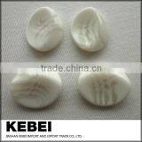 New Style Custom Design Buttons Oval Pattern White Buttons thumbnail-2
