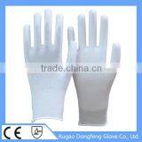 Factory Price 15 Gauge Knitting PU Palm Coated Polyester Gloves thumbnail-4