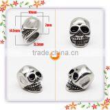 Stainless Steel Metal Bead Decorative Skull for Men Bracelet Making thumbnail-3