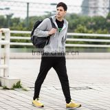 100% cotton cheap hooded sweatshirts wholesale pullover hoodie with zip design for men