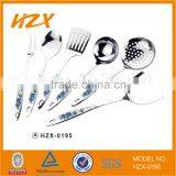 Stainless Steel Hotel Kitchen Utensils With Flower Pattern