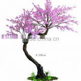 PU Shaped Tree With Cherry Flowers for Indoor Decoration