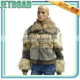 Women's Cut & Sewn Multi Fake Fur Jacket