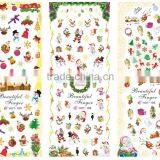 2015 Hot Sale Chritmas and Halloween Stickers Nail