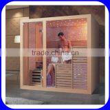 Luxury 2-6 person wooden culture dry steam sauna room                        
                                                                                Supplier's Choice