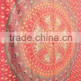 RT-616 Cotton Hand Block Design Mandala Wall Hanging Tapestry Printed Bed Sheet/ Bed Cover/bed Spread From Jaipur thumbnail-4