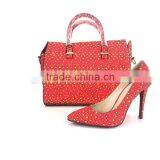 2016 Wholesale Ankara Wax High Heel Shoes/african Wax Shoes And Bags thumbnail-3