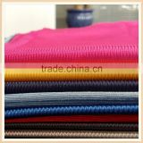Huzhou tricot fabric 100% polyester shiny jersey fabric china wholesale