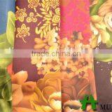 Shaoxing Textile Polyester 50D Dubai Floral Satin Fabric thumbnail-2