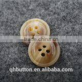 fashion resin 4-holes sewing buttons for coats