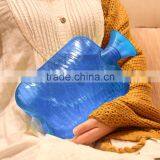 Eco-friendly 1800ml PVC Warm Water Bottle Bubble Blue High Quality