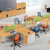 Quanya Office Table Size Workstation Divider 4 Person Workstation AS-603-3030 thumbnail-1