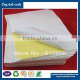 80gsm Adhesive With Yellow Release Paper Semi Gloss Sticker Paper thumbnail-2