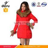 Warm Winter Beauty Jacket Design Fashion Coat Suit Woman, Custom Fur Collar Jacket Down Coat thumbnail-3